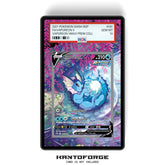 Vaporeon V SWSH181 - PSA Size Graded Card Case Extended Artwork Display with GradeGuardian Protection